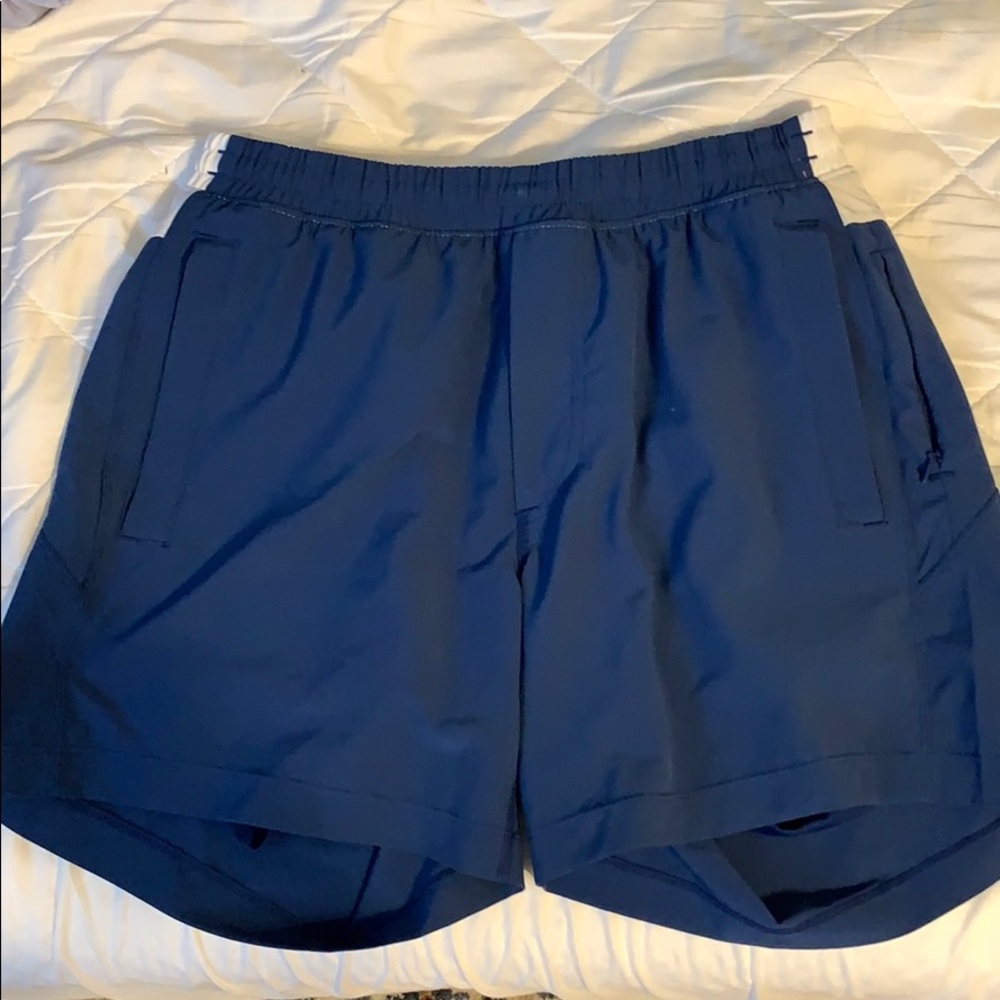Birddogs 6” Medium Blue/white Shorts